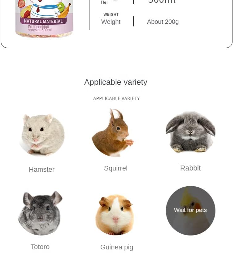 Hamster, Hedgehog, Lizard, Frog, Bird, Hedgehog, Snack, Nutritious, Food for Small Animals