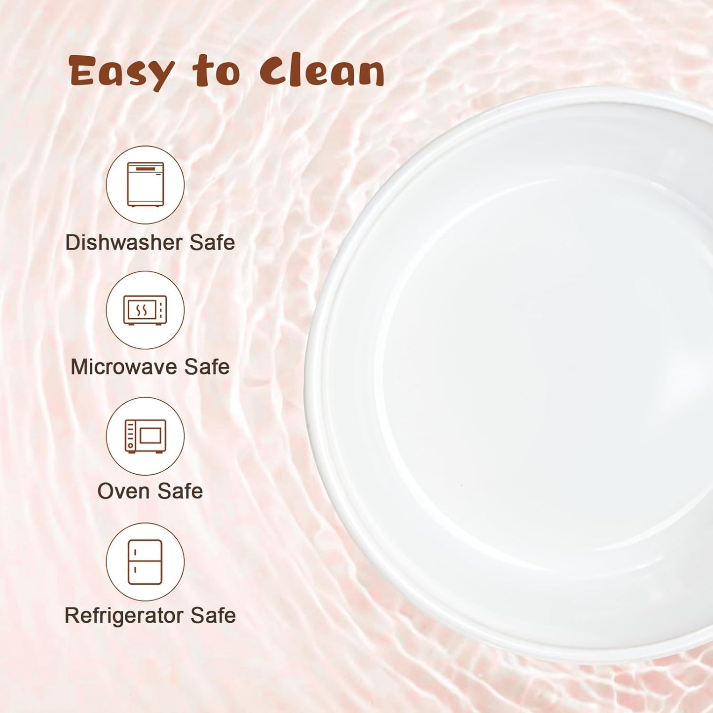 SPUNKYJUNKY Ceramic Elevated Dog Bowl Set with Acacia Wood Stand for Food and Water for Cats and Small Dogs (13.52 OZ, White, Dog Paw Pattern)