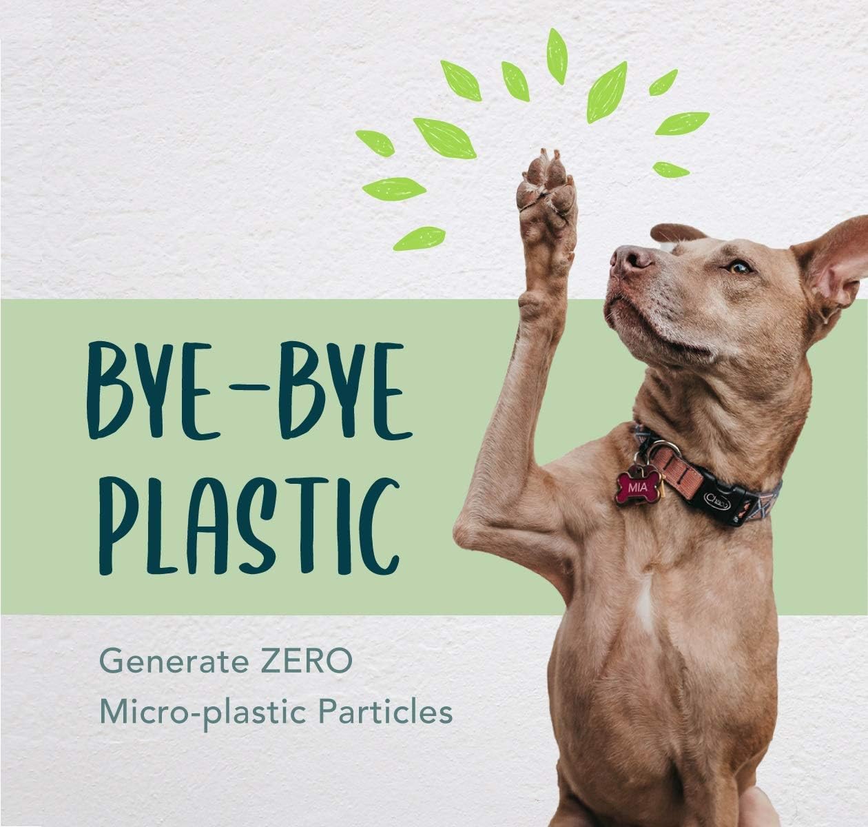 60 Count Compostable Dog Poop Bags, Extra Thick, Leak Proof, Unscented, Eco-Friendly, 9 x 13 Inches