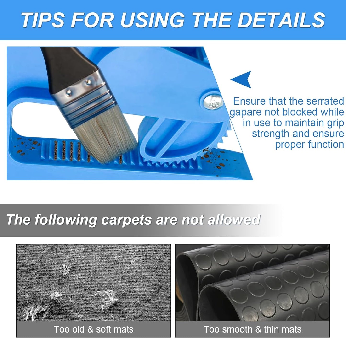 2-Pack Heavy Duty Mat Grippers – Stall Mat Movers for Horse Barn, Gym, Trailer & Rubber Flooring – Ergonomic Mat Puller for Easy Lifting & Moving – Durable, Non-Slip Handles for Secure Grip