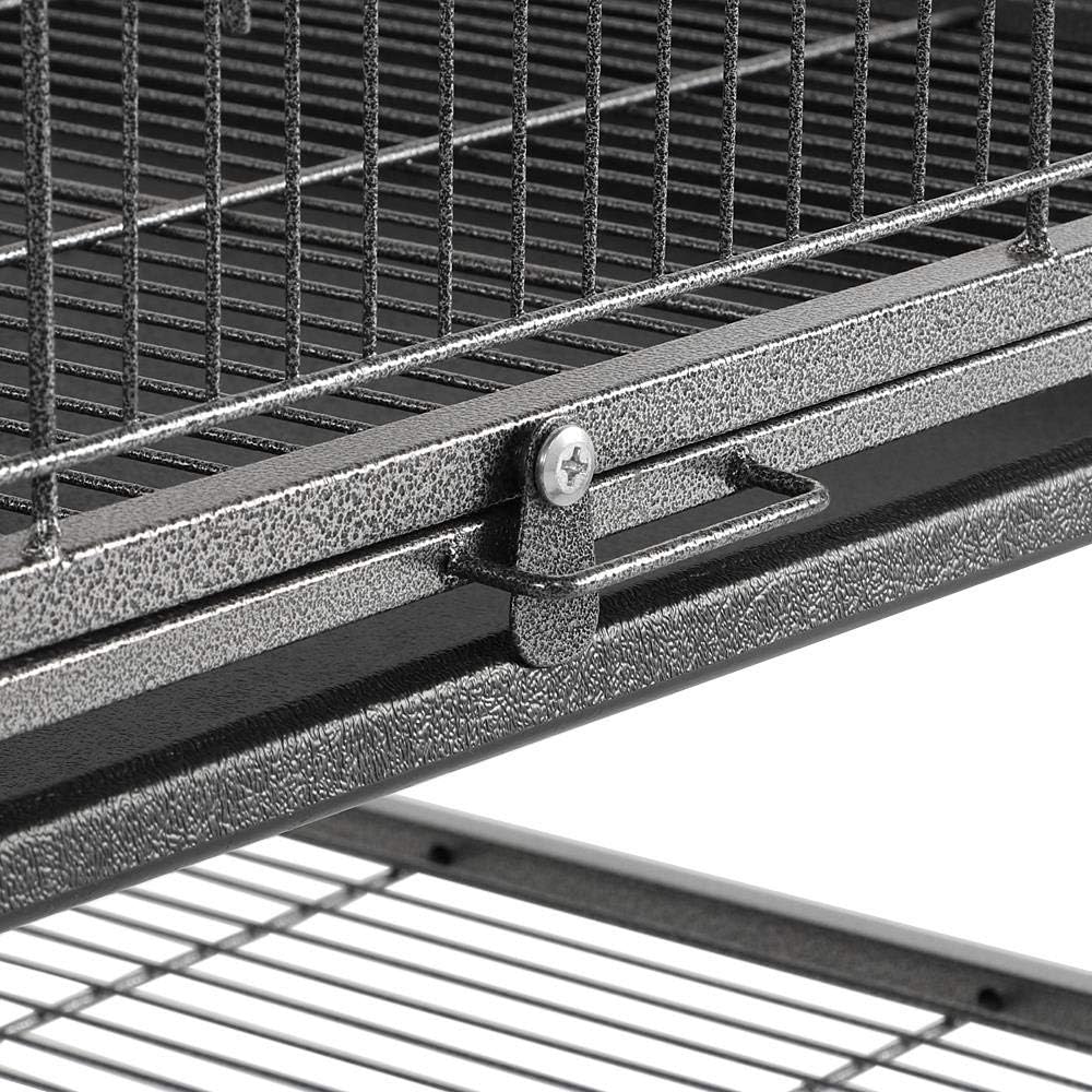 Yaheetech 52-inch Wrought Steel Standing Large Flight King Bird Cage for Cockatiels African Grey Quaker Amazon Sun Parakeets Green Cheek Conures Pigeons Parrot Bird Cage Birdcage with Stand