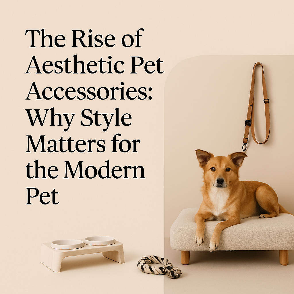 The Rise of Aesthetic Pet Accessories: Why Style Matters for the Modern Pet