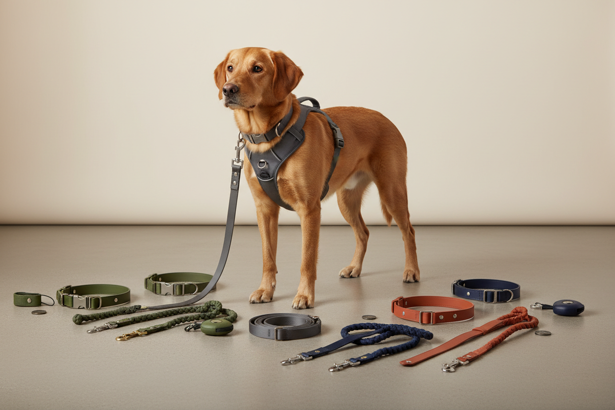 Dog Collars, Harnesses & Leashes