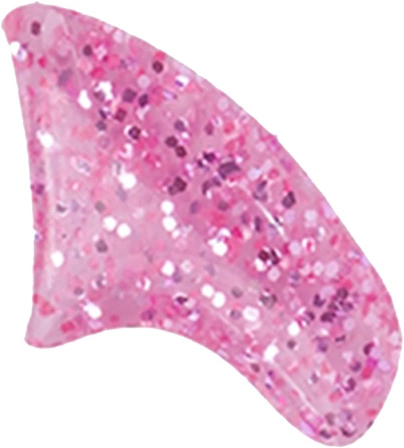 40 Pack Soft Nail Caps for Cat Claws Pink Glitter Medium