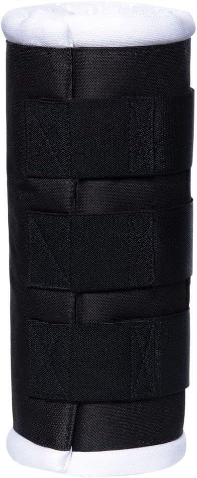Schneiders Dura-Tech Tekno-Dri Quick Wrap No Bow Leg Wraps for Horses | Exceptional Support & Moisture-Wicking Protection | Color Black | Size 12