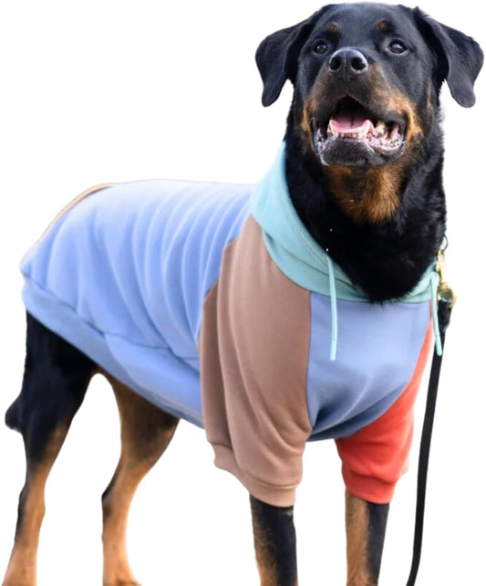 Spark Paws Dog Hoodie – Premium Dog Sweater for Small, Medium, and Large Dogs | Warm Outfits for French Bulldogs, Pitbull, Puppy, Winter Jacket Alternative - Alpine - 4XL
