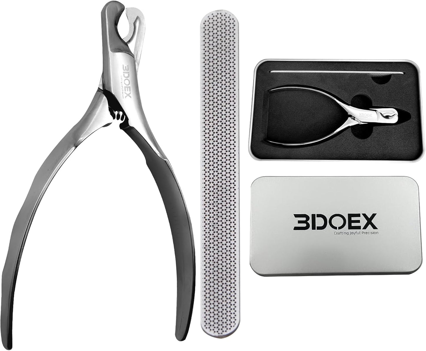 Dog Cat Nail Clippers for Large Dogs Heavy Duty Dog, Professional Stainless Steel Pet Nail Trimmers, Sharp & Safe with Ergonomic Handle, Built-in Nail File