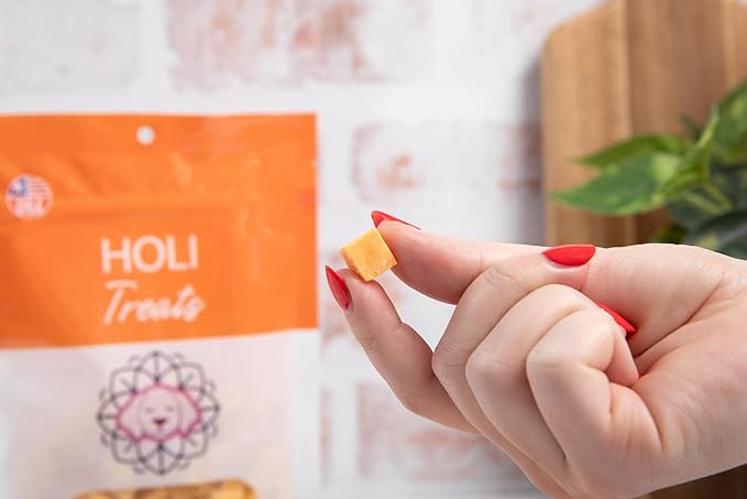 HOLI Freeze Dried Cheddar Cheese Dog Treats - 100% All Natural - Human Grade, Single Ingredient, Lactose Free - Grain Free, Gluten Free, Soy Free – (10 Ounce)