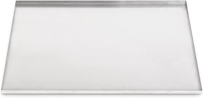 39.96" x 29.45" Metal Replacement Dog Crate Pan Chew Proof Crack Proof Pet Kennel Tray Central Dog Training Crate Pan Pet Supplies, Galvanized, 1" H