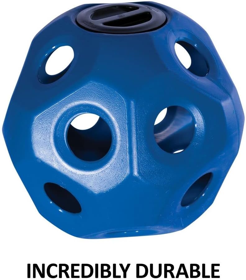 Schneiders Slow Feed Hay Ball Feeder for Horses | Color Red Horse Stable Companion | Slow Feed Consumption | Boredom Buster | Durable Polyethylene