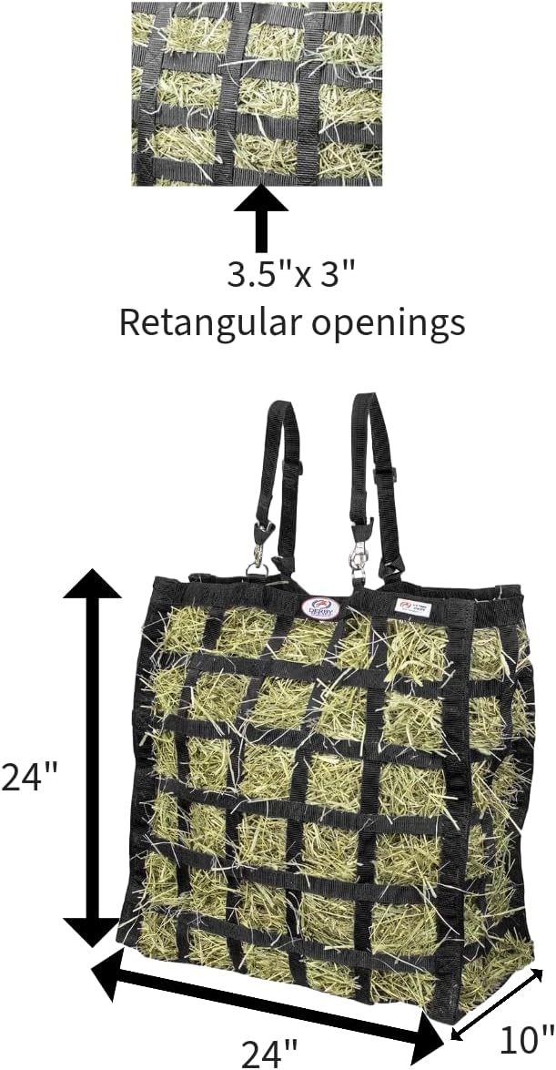 Derby Originals Easy Feeder Horse Hay Bag with Super Tough Bottom and 1 Year Warranty