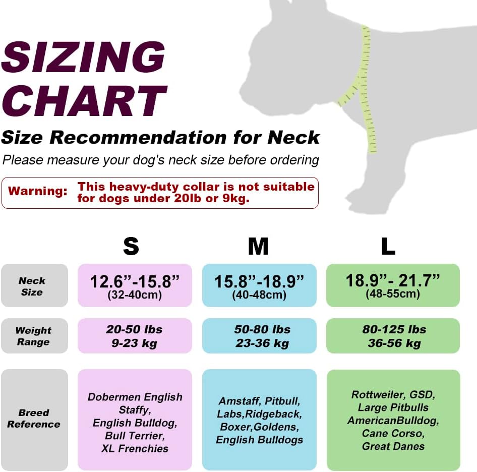 TSPRO Tactical Dog Collar 1.25 Inch Wide Thick Dog Collars with Heavy Duty Metal Buckle, Durable, Strong, Adjustable for Small Dogs (Camo Blue S)