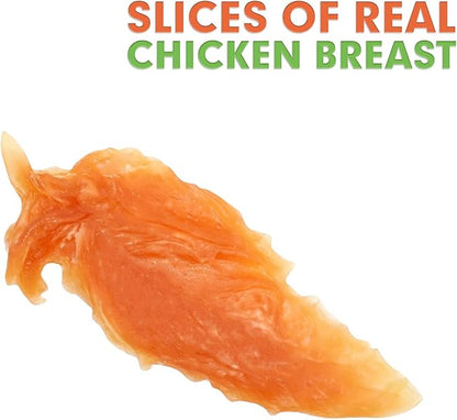 MON2SUN Chicken Jerky Dog Treats Made with Chicken Breast, High Protein & Grain Free, Training Treats for Small to Large Dogs (14.11 Ounce -Pack of 1)