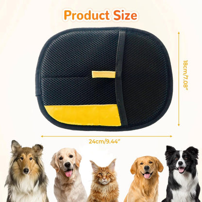 Pet Hair Removal Glove for Cats & Dogs, 2025 Upgrade Pet Hair Remover Glove, Electrostatic Pet Hair Removal Gloves for Dogs and Cats, Reusable Pet Hair Remover Glove (2)