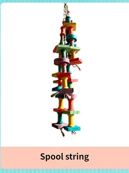Bird Spiral Rope Perch, Bird Hemp Rope Swing Perch, Bird Cage Stand Pole Accessories, Bird Standing Climbing Toy for Parrot Parakeet Budgies Lovebirds Cockatiels (Medium)