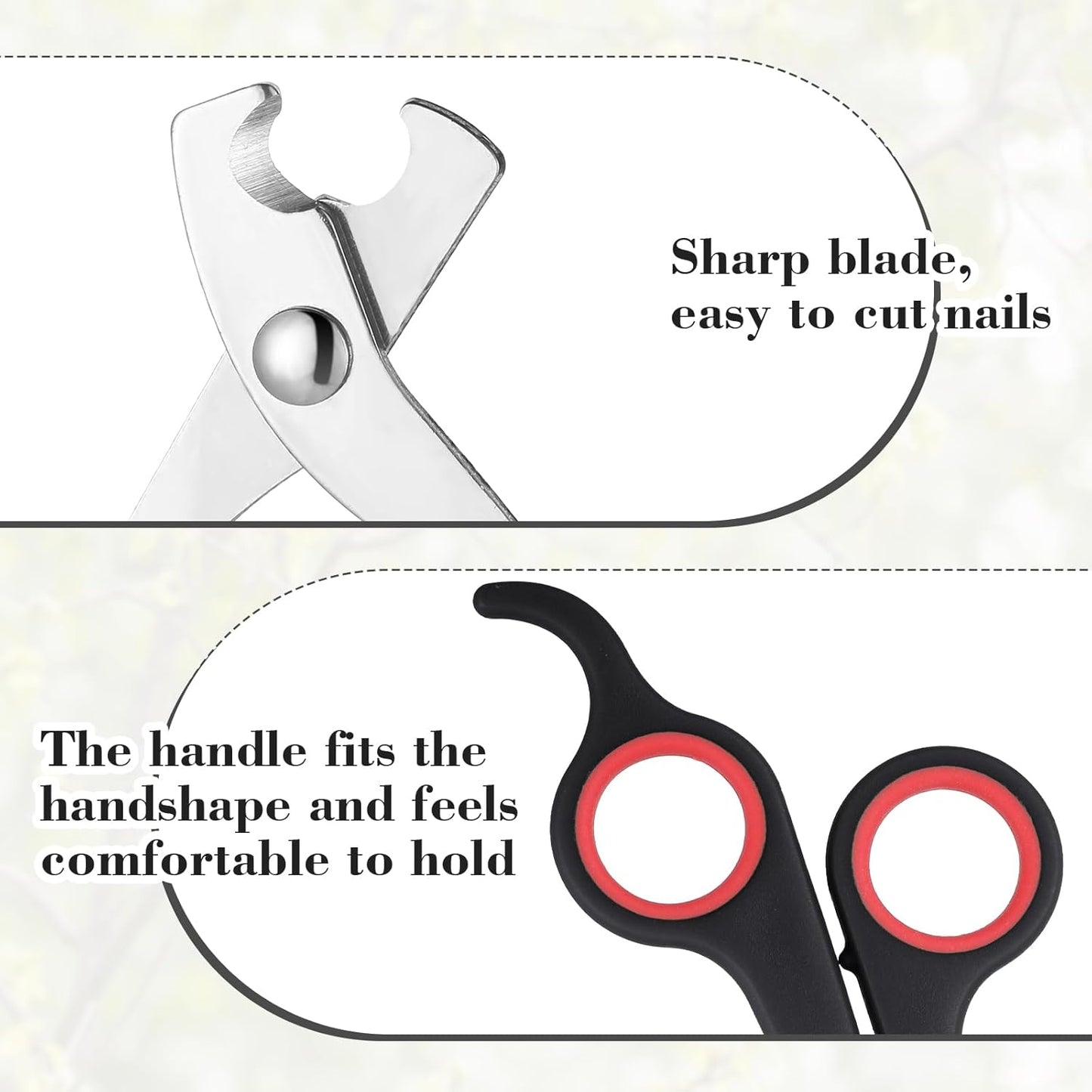 Lasnten 2 Pcs Bird Nail Grinder with Bird Nail Clipper Bird Nail Trimmer Bird Nail File with LED Lamp Grooming Tool for Bird Parrot Budgerigars Parakeets Myna Conure Finches Lovebirds (Black)