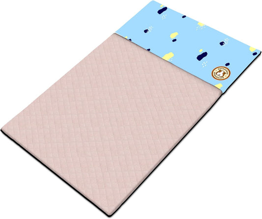 GuineaDad Premium Liner – Fleece Guinea Pig Cage Liner – Ultra-Plush Reusable Fleece Bedding with Waterproof Bottom – Extra Absorbent Liner for 2x4 C&C Cage (Rainy Day)