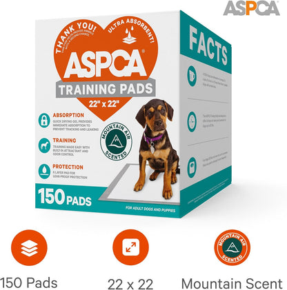 Scented Puppy Pads, [150 Count], Dog Pee Pads for Training, Absorbent Potty Pads for Dogs, Quick-Drying Leakproof Large Dog Pads with Odor Control, 22"x22", Puppy Pads for Indoor or Outdoor Use