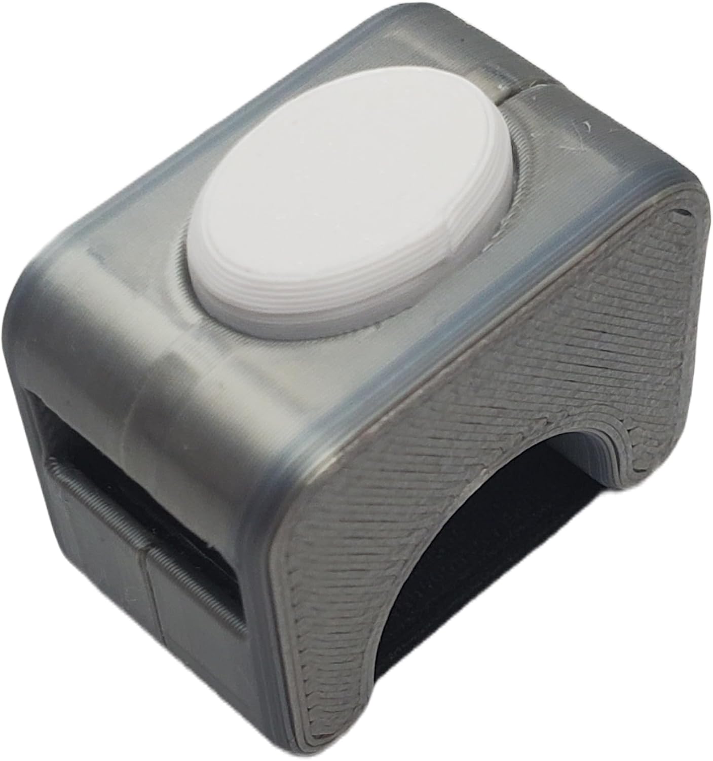 Flex Clicker Premium Hands-Free Training Ring | Dog Clicker for Training | Puppy Trainer | Pet Tool for Dogs, Cats, Horses & Birds | Multiple Colors Available (Silver)