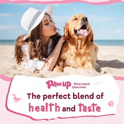 PAWUP Dog Treats Pumpkin Biscuits Sticks w/Duck Low Fat Dog Snacks, Healthy Biscuits with Taurine for Small Dogs, 12.5 oz (28-32 Count