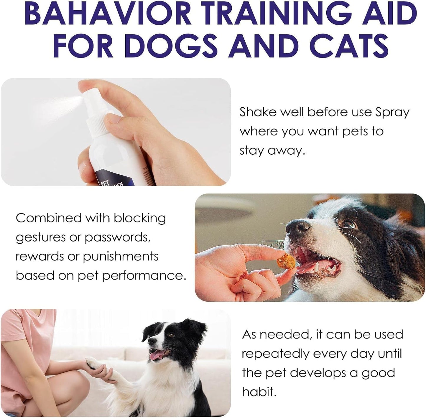 No Chew Spray for Dogs & Cats, 175ML - Bitter Apple Spray for Dogs to Stop Chewing, Effective Dog Deterrent Spray for Carpet Furniture, Anti Chew Spray for Puppies Indoor & Outdoor Safe Purple