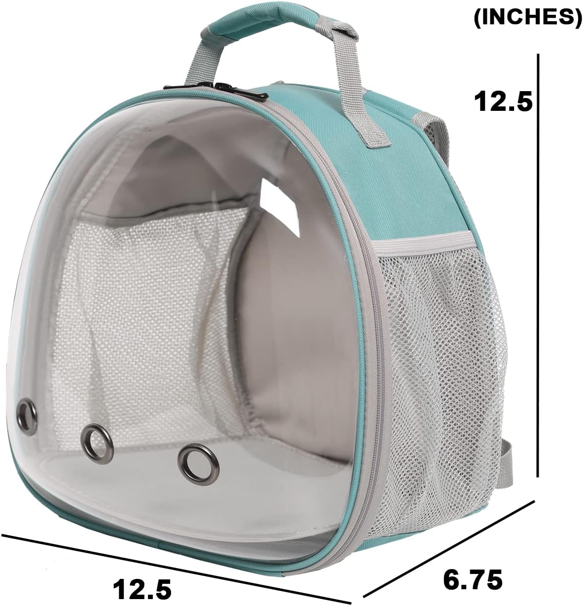 Bearded Dragon Travel Backpack with Harness and Leash Set,Lizard Backpack Travel Carrier,Space Capsule Clear Bubble Window Astronaut Reptile Carrier Backpack for Kids, Airline Approved