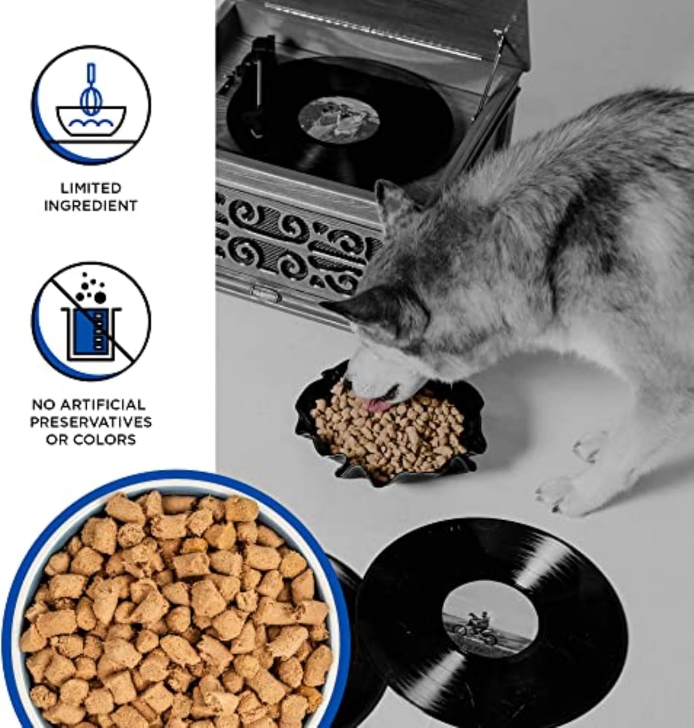 BIXBI Rawbble Freeze Dried Dog Food, Turkey Recipe, 26 oz - 96% Meat and Organs, No Fillers - Pantry-Friendly Raw Dog Food for Meal, Treat or Food Topper - USA Made in Small Batches