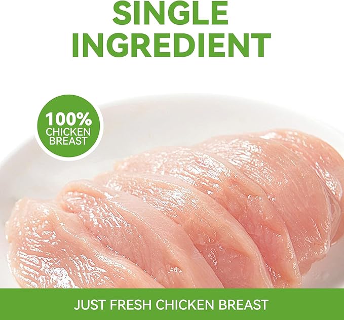 OPET Freeze Dried Cat & Dog Treats,Single Ingredient High Protein Grain Free Crunchy Cat Treats,Healthy Training Treats (Pack of 10, Chicken & Duck)