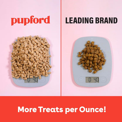 Pupford Freeze Dried Training Treats for Dogs & Puppies, 475+ Two Ingredient Bites (Salmon, 4 oz)