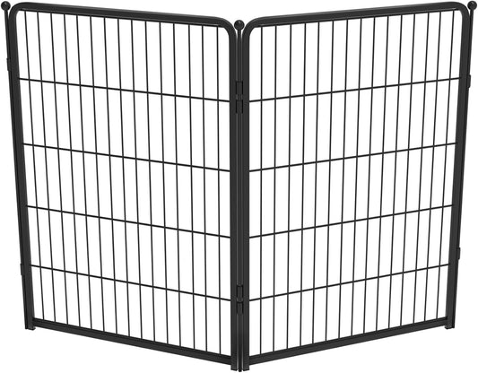 FXW Homeplus Unleashed Indoor Dog Playpen - Stress-Free and Safe Play, Heavy Duty 40 Inch 2 Wire Panels Dog Pen for Medium and Large Dogs, Black│Patented