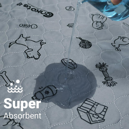 Conkote 72"x72" Washable Pee Pads for Dog Extra Large, Reusable Pee Pads Thick and Heavy Absorbency, Dog Playpen Mat Waterproof Puppy Training Pads for Playpen, Crate, Floor, Bed, Sofa, 1 Pack