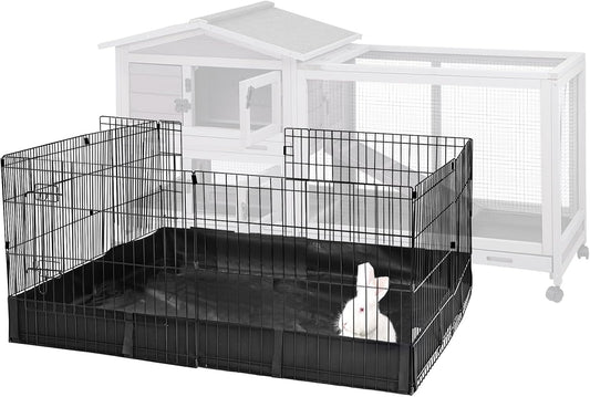 Aivituvin Rabbit Playpen Pet Pen Small Animal Cage with Waterproof Liner - Extension Playpen