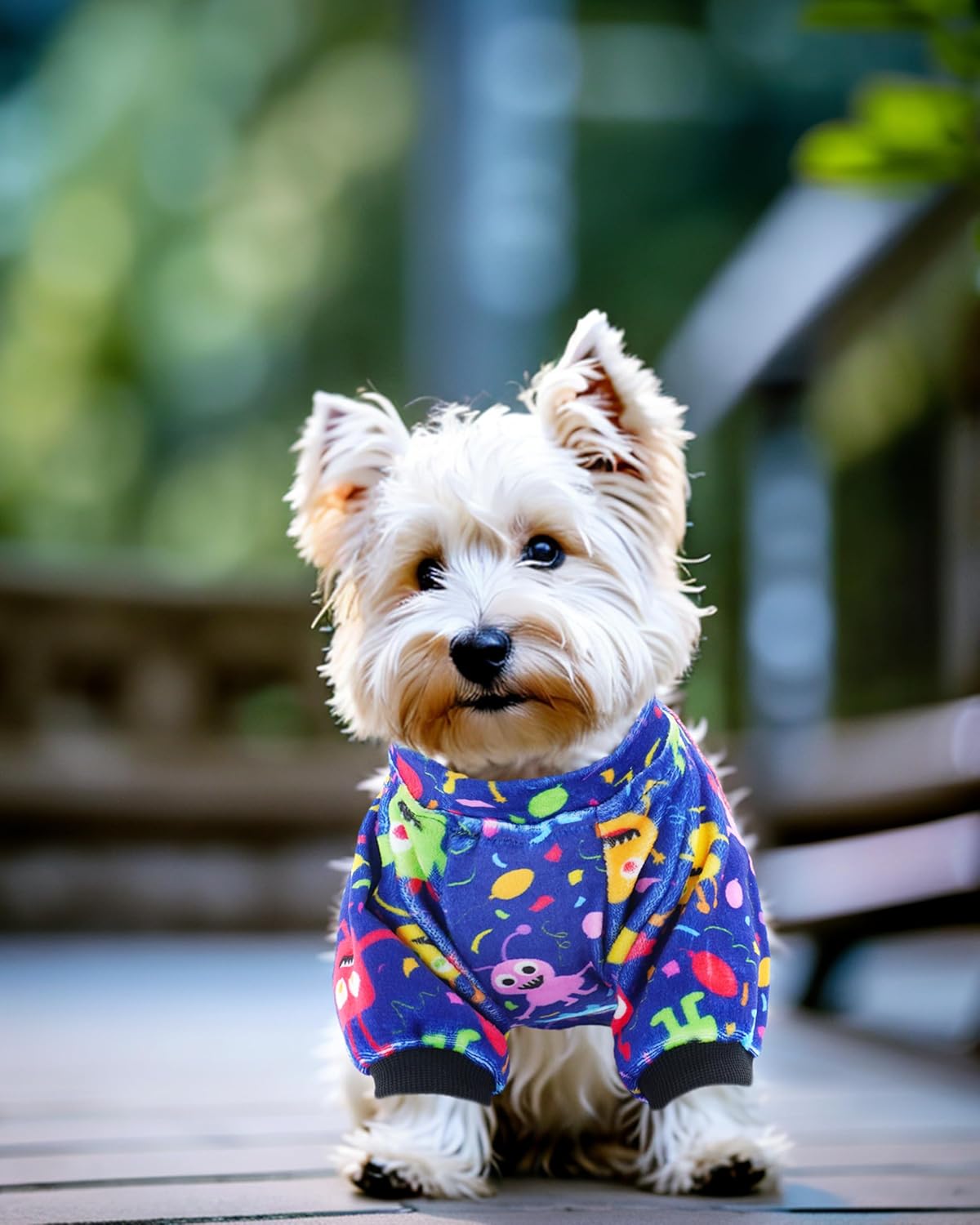 PET SHOW 4 Pack Small Dog Pajamas Cute Dinosaur Monster Clothes for Medium Dogs Soft Stretchy PJs Plaid Jumpsuit Puppy Tie Dye Onesies Outfits with Sleeve Pets Dachshund Costume(XXL, Blue for Boys)