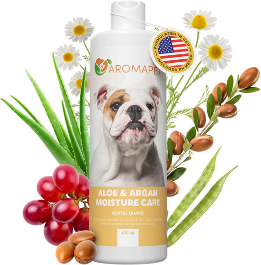 Sensitive Care -Tangle-Free-Silky Shine Softening and detangling Shampoo, Delicate Coat Clean & Odor Control Shampoo – Advanced Shine Formula for Dogs (Bulldog, 16 Fluid Ounces)