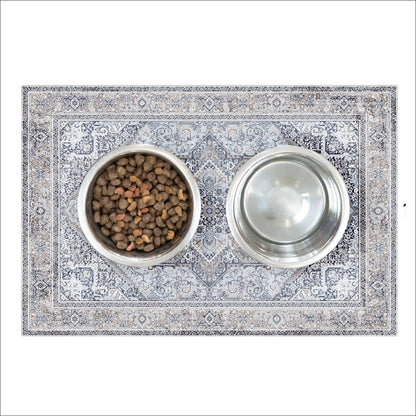 LOVEWAG Washable Dog Pee Pads, 24" x 16", Waterproof, Non-Slip, Super Absorbent, Reusable Machine-Washable, 2-Pack (Silvered Blue)