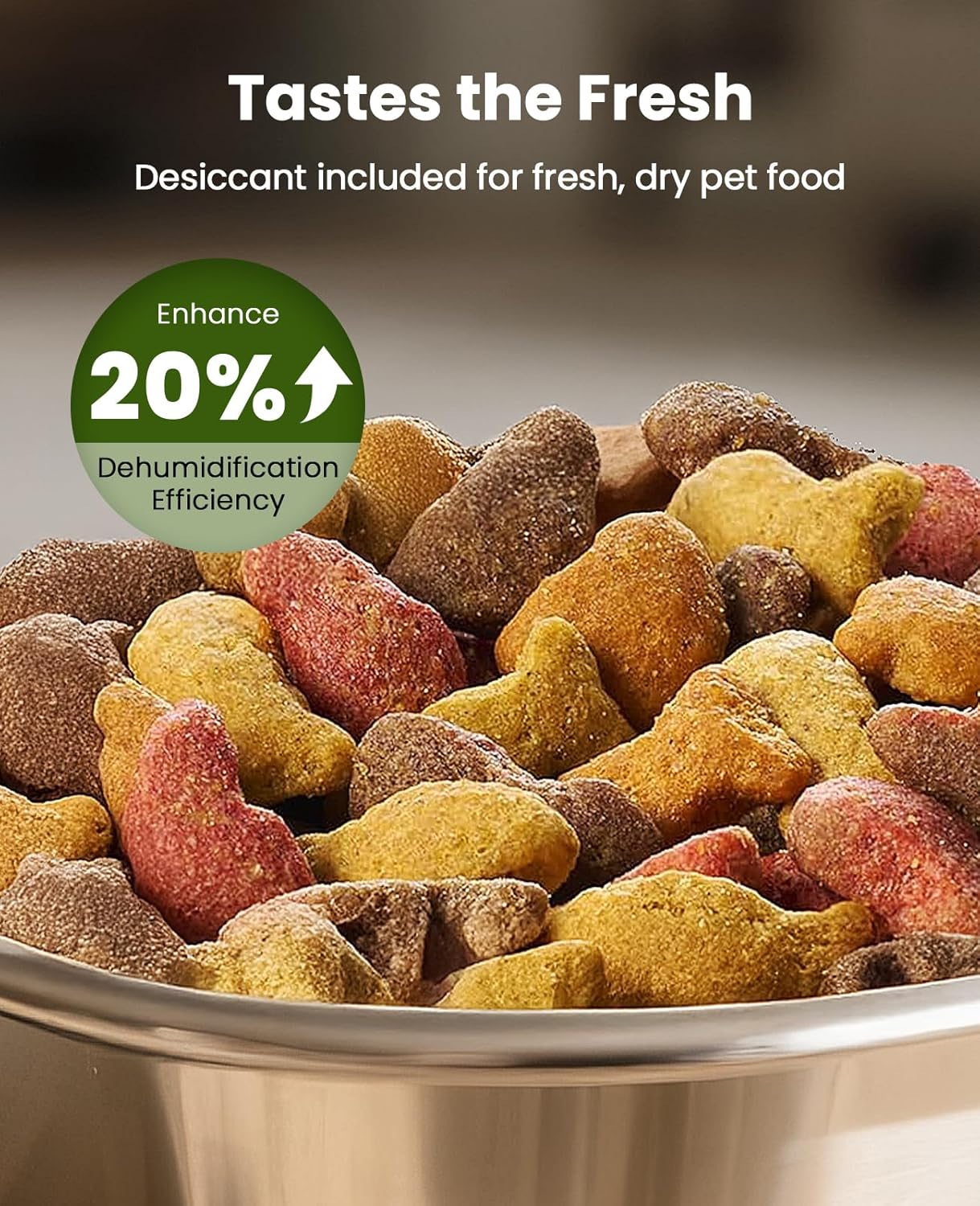 oneisall Automatic Cat Feeder for Large Kibble and Snacks, 20 Cups/5L Timed Pet Feeder for Cats Indoor, Programmable Dry Food Dispenser (Black)