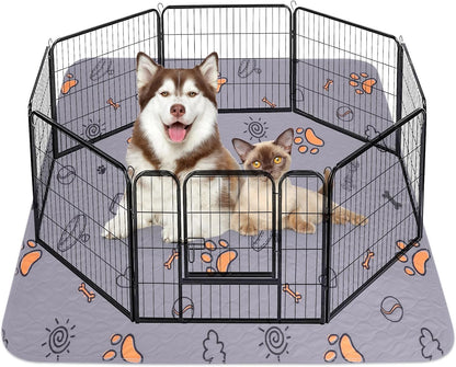 Washable Pee Pads for Dogs, Extra Large 72"x72" Super Absorbent Reusable Training Dog Pads, 100% Waterproof Non-Slip Large Dog Mat for Training, Whelping, Housebreaking, Incontinence, Playpen, Crate