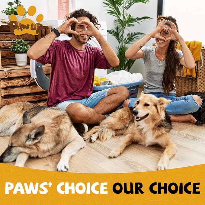 PAWUP Dog Treats Chicken Wrapped Biscuits Pumpkin Sticks, Rawhide Free Soft Chewy w/Taurine, Dog Training Treats,12.5 oz