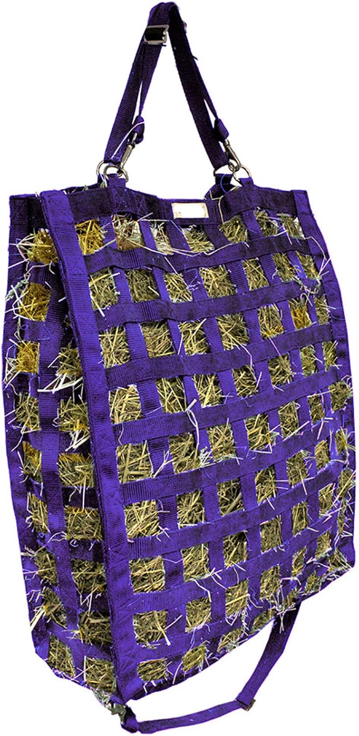 Derby Originals Superior Slow Feeder Horse Hay Bag with Super Tough Bottom and 1 Year Warranty