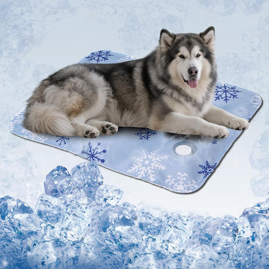 Dog Cooling Mat, Cooling Mat for Dogs & Cat, Provides Instant Relief for Small, Medium, Large Dogs, Washable, Non-Slip Design, Perfect for Hot Summer Days to Keep Pets Comfortable (L 23.6''*35.4'')