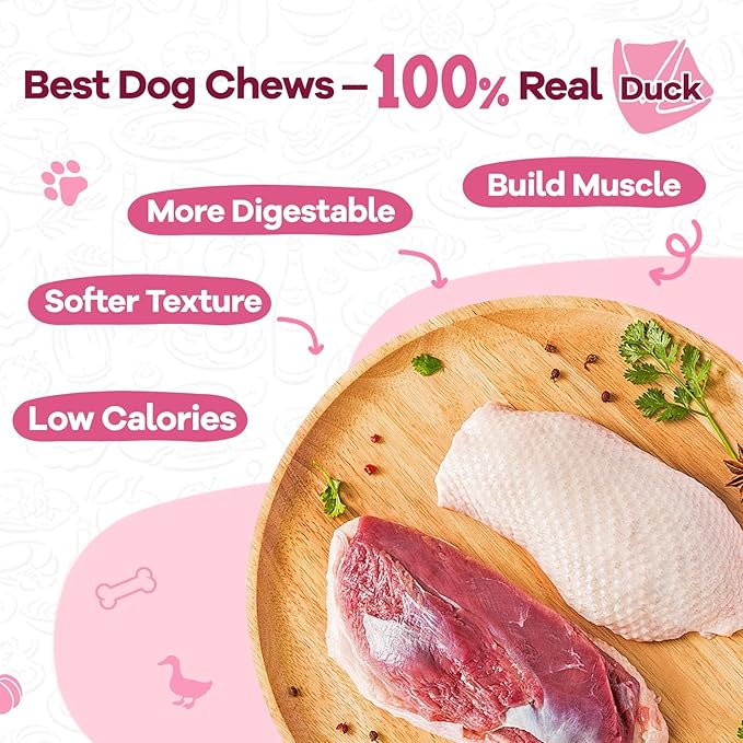 PAWUP Dog Treats Pumpkin Biscuits Sticks w/Duck Low Fat Dog Snacks, Healthy Biscuits with Taurine for Small Dogs, 12.5 oz (28-32 Count