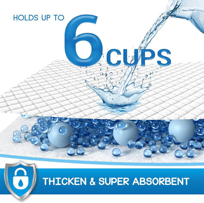 CROCI Dog Pads 28x34in Extra Large, Wee Wee Pads for Dogs Super Absorbent Up to 6 Cups, Disposable (40 Counts)