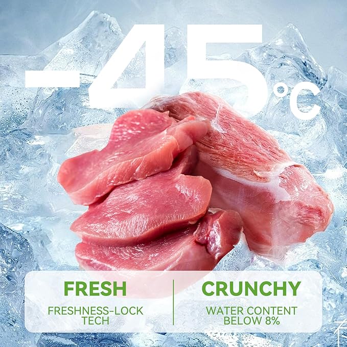 OPET Freeze Dried Cat & Dog Treats,Single Ingredient High Protein Grain Free Crunchy Cat Treats,Healthy Training Treats (Pack of 10, Chicken & Duck)