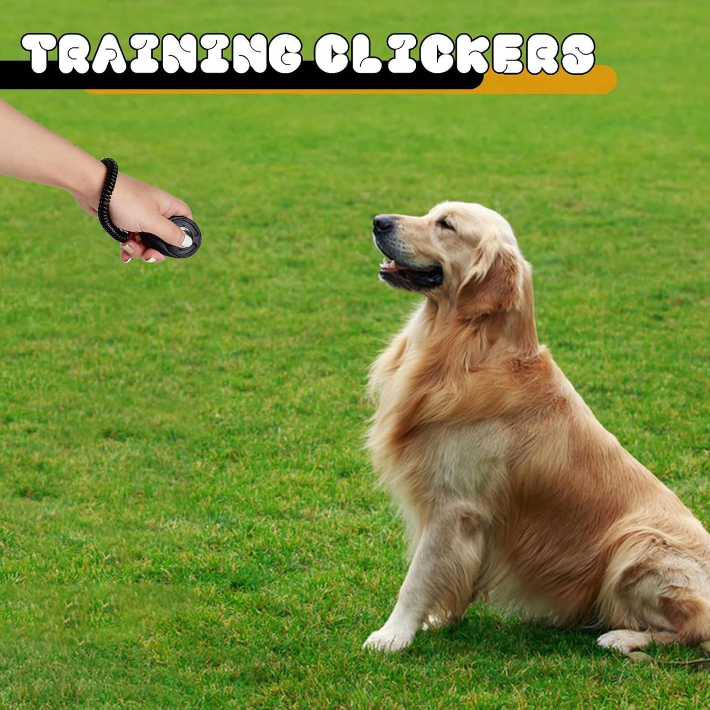 CONLI Dog Treat Pouch Set Portable Dog Training Treat Pouch with Folding Bowl and Training Clicker, Auto Closing Pet Snack Reward Pocket Treat Pouches for Pet Training Walking