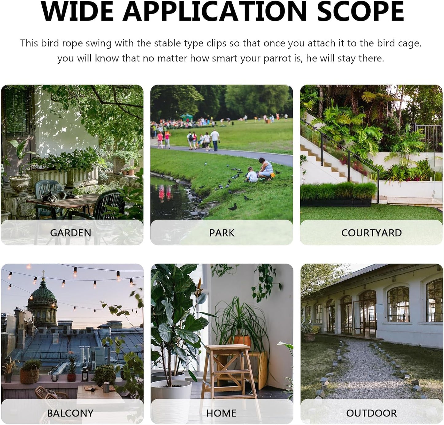 78.6in Bird Spiral Rope Perch Jute Parrot Swing Climbing Standing Toys Chewing Toys Bungee Bird Toys 2m