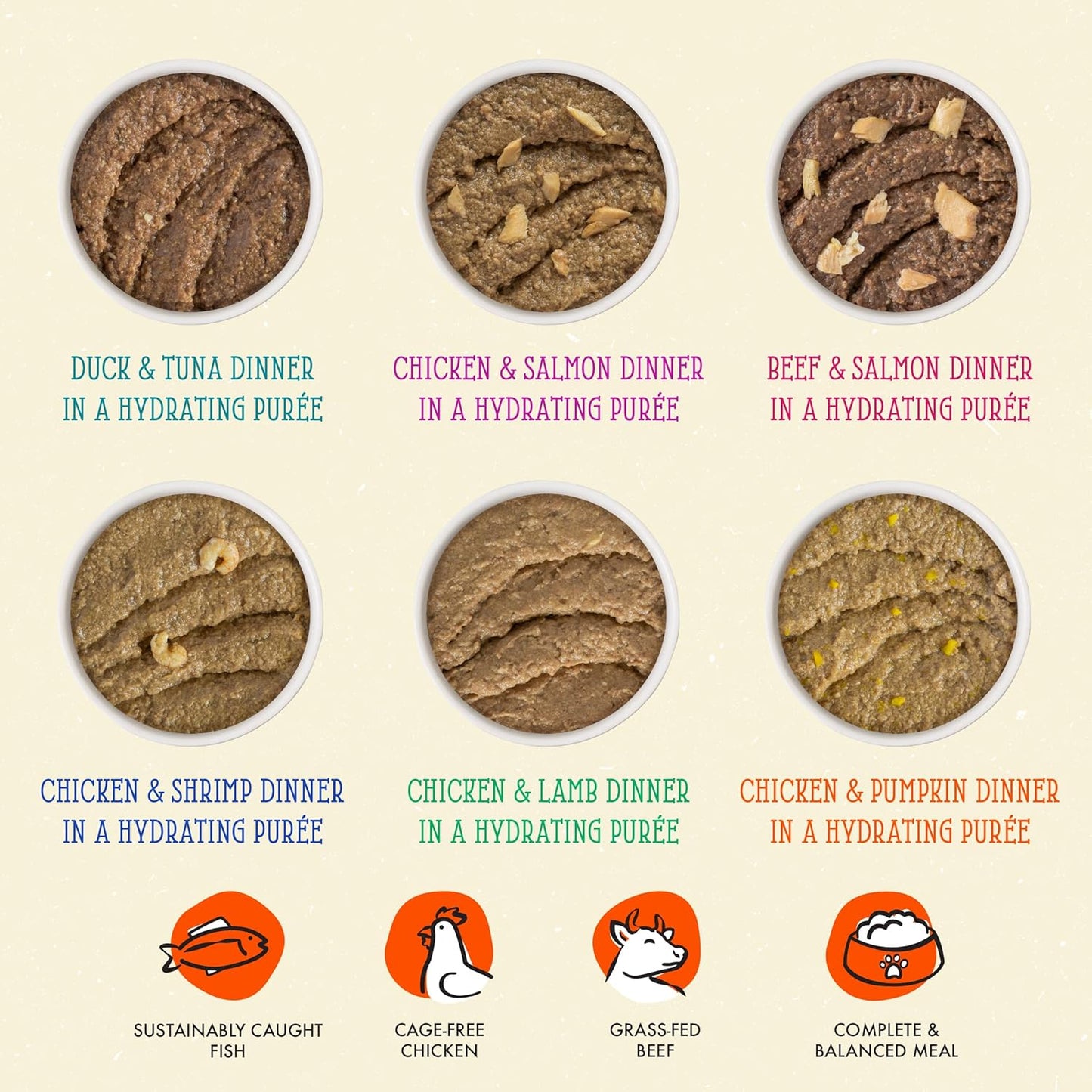 Weruva Cats in The Kitchen Slide N' Serve The Brat Pack Variety Cat Food Pouches 3 Ounce (Pack of 12)