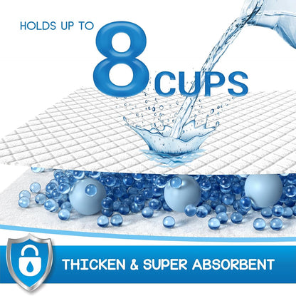 CROCI Puppy Pads 30x36in with Adhesive Tabs, Dog Pads Extra Large Super Absorbent Up to 8 Cups, Disposable (40 Counts)