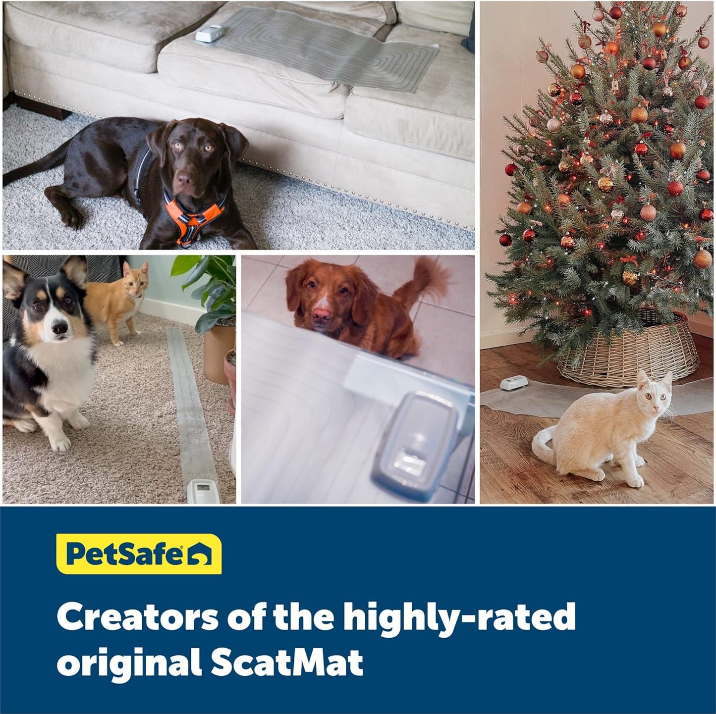 PetSafe ScatMat Indoor Electric Training Mat for Cats & Dogs, Sofa, 60" x 12"