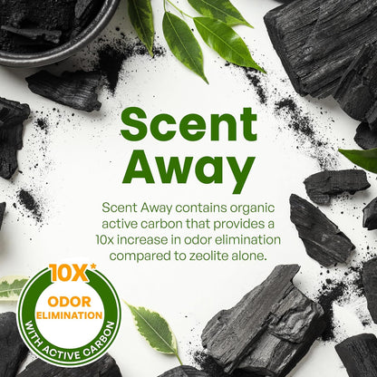 Cat Litter Deodorizer | Litter Box Odor Eliminator | Fragrance-Free with Active Carbon | Eliminates Cat Odors and Smells to Keep Your Home Fresh and Clean (Pack of 1)